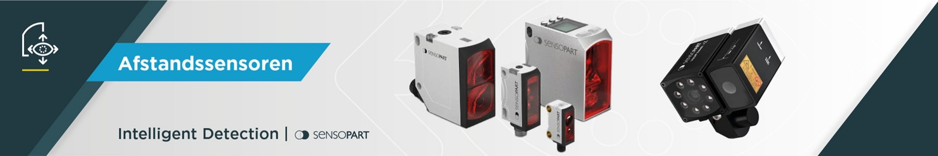 Afstandssensoren en analoge sensoren voor nauwkeurige afstandsmeting, positiebepaling en objectdetectie in industri&euml;le automatisering